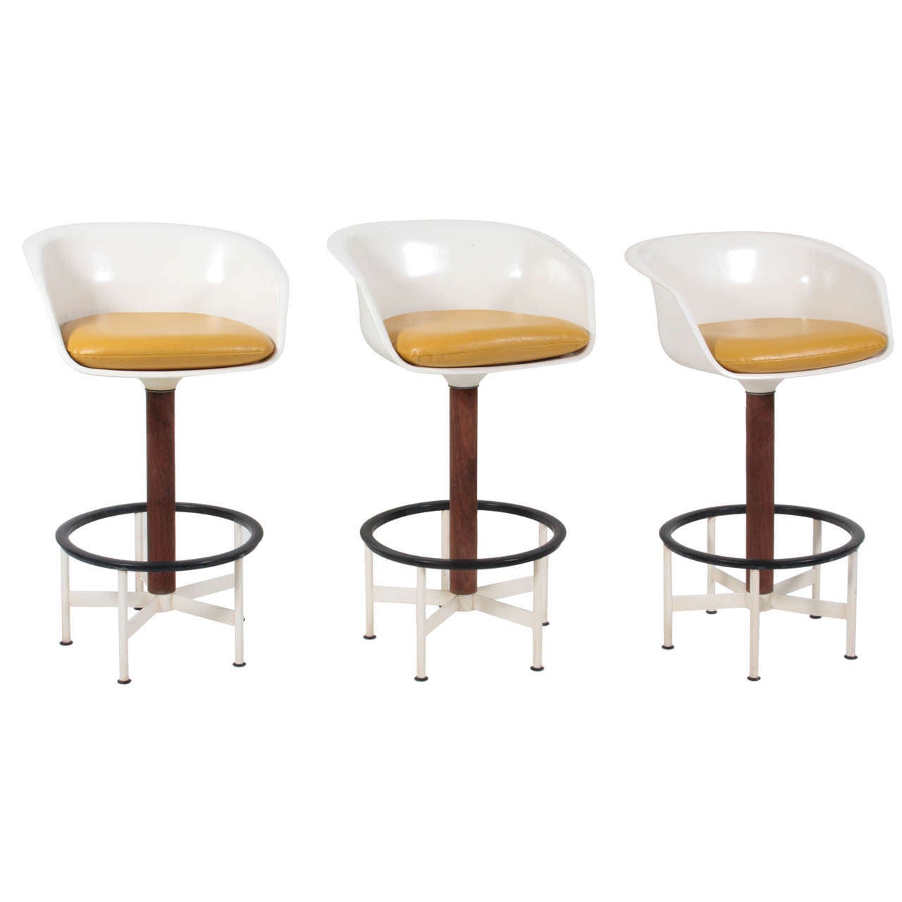 Three Barstools by Burke